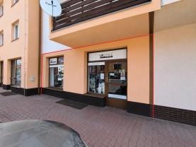 Pronájem obchod a služby, 107 m², Pelhřimov, ul. U Rendlíku