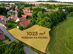 Prodej pozemku k bydlení, 1023 m², Měčín