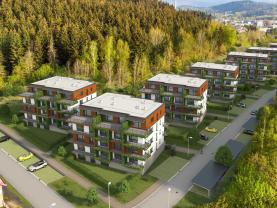 Prodej bytu 3+kk, 65 m², Jablonec nad Nisou, ul. Jezdecká
