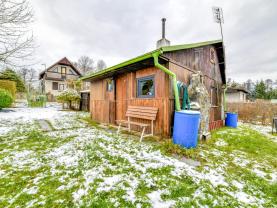 Prodej chaty 50 m² v Chebu - Podhradě se zahradou 343 m²