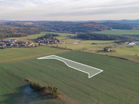 Prodej pole, 3590 m², Zemětice