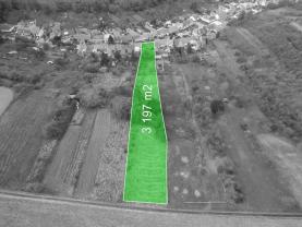 Prodej pozemku k bydlení, 3385 m², Milešovice