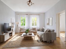 Prodej bytu 2+1, 88 m², Chabařovice, ul. Husovo náměstí