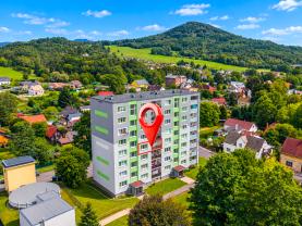 Prodej bytu 3+1 v Cvikově s lodžií, 76m2, ul. Sídliště