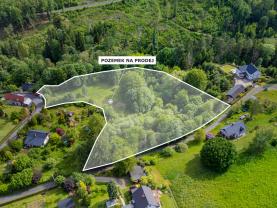 Prodej pozemku k bydlení, 6805 m², Janov u Hřenska
