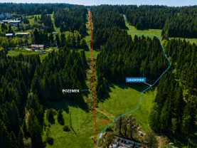 Prodej louky pod lanovkou, 868 m², Stachy