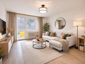 Prodej bytu 4+1, 74 m², Záchlumí