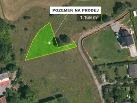 Prodej pozemku k bydlení, 1169 m², Kamýk nad Vltavou