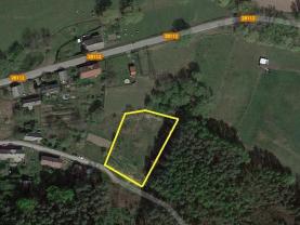 Prodej pozemku k bydlení, 2948 m², Újezd pod Troskami