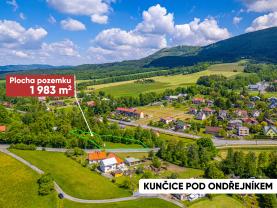 Prodej pozemku k bydlení, 1983 m², Kunčice pod Ondřejníkem