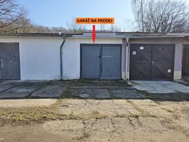 Prodej garáže v Trmicích, 18 m2, ul. Gorkého