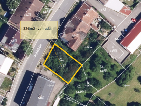 Prodej pozemku k bydlení, 326 m², Konice, ul. Vrchlického