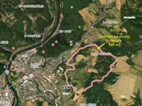 Prodej zahrady, 509 m², Děčín - Sokolí vrch Folknáře