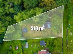 Prodej zahrady, 526 m², Žandov