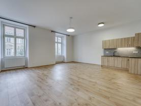 Pronájem bytu 1+kk, 59 m², Plzeň, ul. Americká