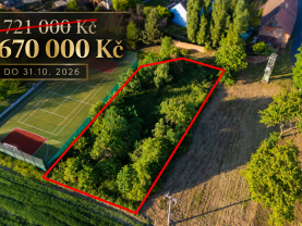 Prodej zahrady, 1290 m², Ostromeč