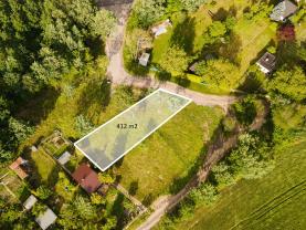 Prodej zahrady, 412 m², Pardubice - Pardubičky