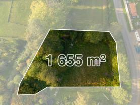 Prodej pozemku k bydlení, 1655 m², Kunratice u Cvikova