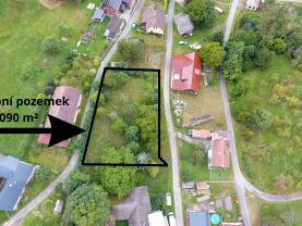 Prodej pozemku k bydlení, 1090 m², Česká Třebová, Kozlov