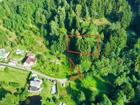 Prodej zahrady s projektem na zahradní domek, 594 m², Borová