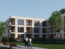 Prodej bytu 1+kk 29 m², předzahrádka 30 m² Brandýs nad Labem