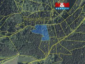 Prodej lesa, 5438 m², Lužná
