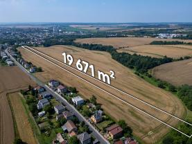 Prodej pole, 19671 m², Hlučín