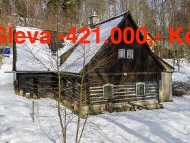 Prodej chalupy, 190 m² a pozemku 1.448 m², Křižany