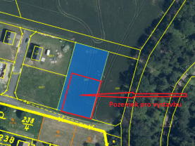 Prodej pozemku k bydlení, 1000 m², Chlístovice