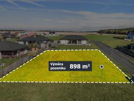 Prodej stavebního pozemku 898 m² , Všeruby u Plzně