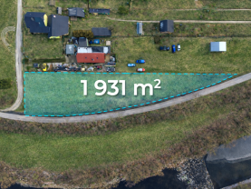 Prodej pole, 1931 m², Vsetín