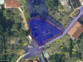 Prodej zahrady, 551 m², Pohořany, Žitenice
