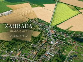 Prodej zahrady, 570 m², Mladějovice