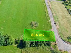 Prodej pozemku k bydlení, 884 m², Lešná - Perná