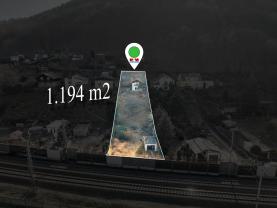 Prodej pozemku k bydlení, 1194 m², Ústí nad Labem