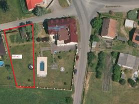 Prodej, pozemek k bydlení, 800 m2, Újezd u Přelouče