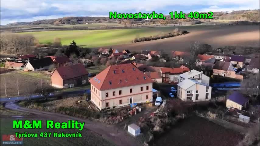 Prodej, byt 1+kk, 40 m2, Kounov u Rakovníka