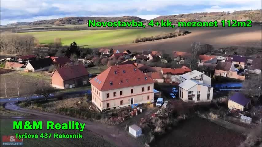 Prodej, byt 4+kk, mezonet, 112 m2, Kounov u Rakovníka