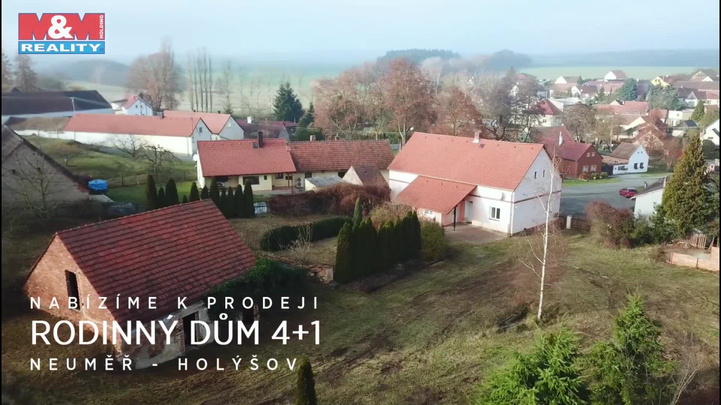 Prodej, rodinný dům 4+1, 1427 m2, Neuměř, Holýšov