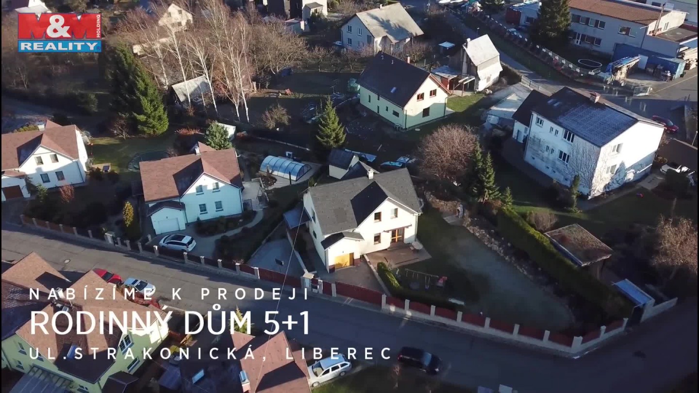 Prodej, rodinný dům 5+kk, 150 m2, Liberec, ul. Strakonická