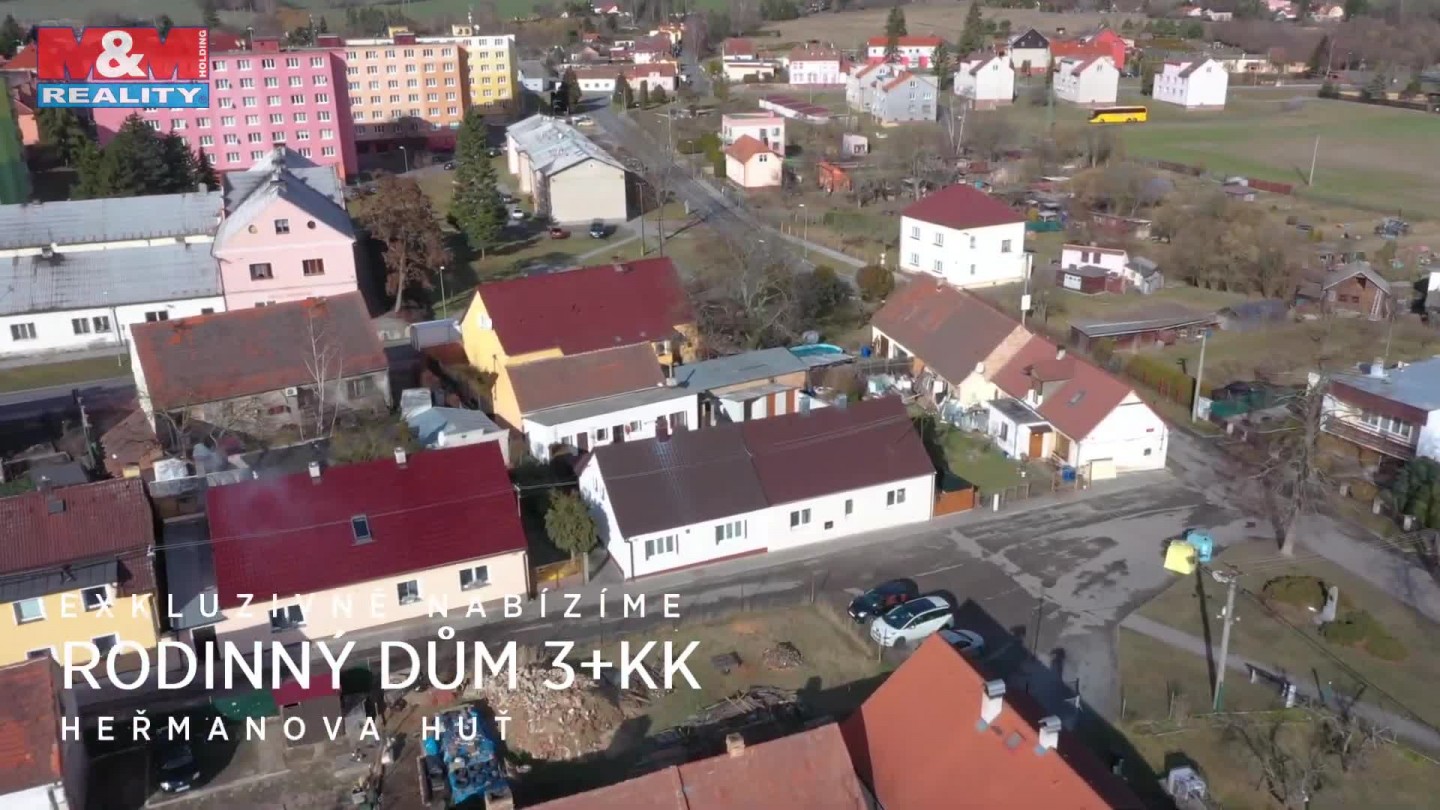 Prodej, rodinný dům 3+kk, 289 m2, Heřmanova Huť