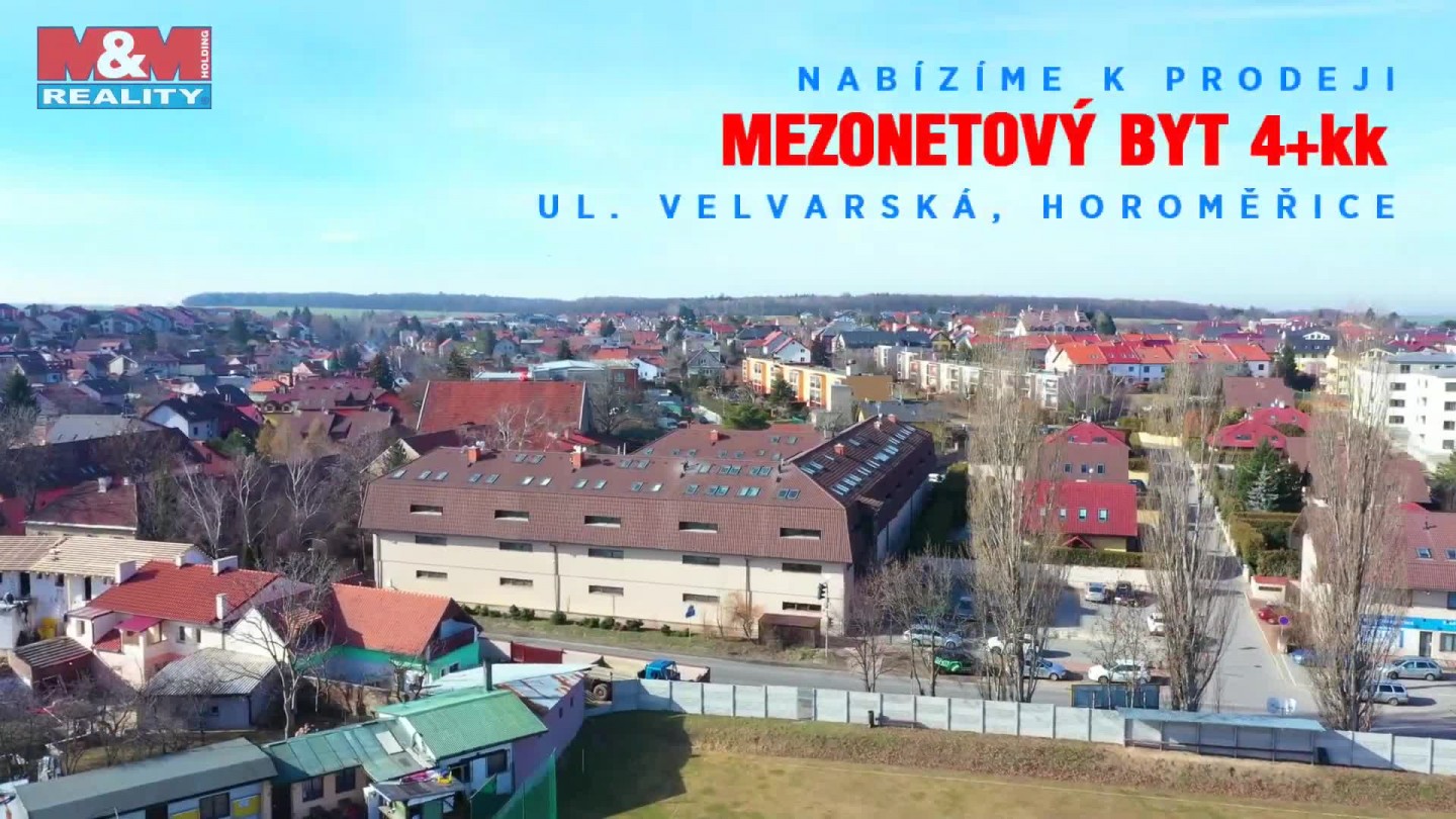 Prodej, mezonetový byt 4+kk, 140 m2, Horoměřice