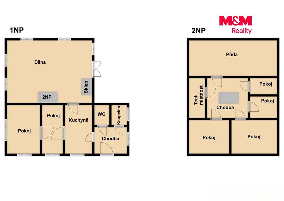 Prodej, Rodinný dům, 290 m², Těchobuz, Těchobuz – náhled fotky 8