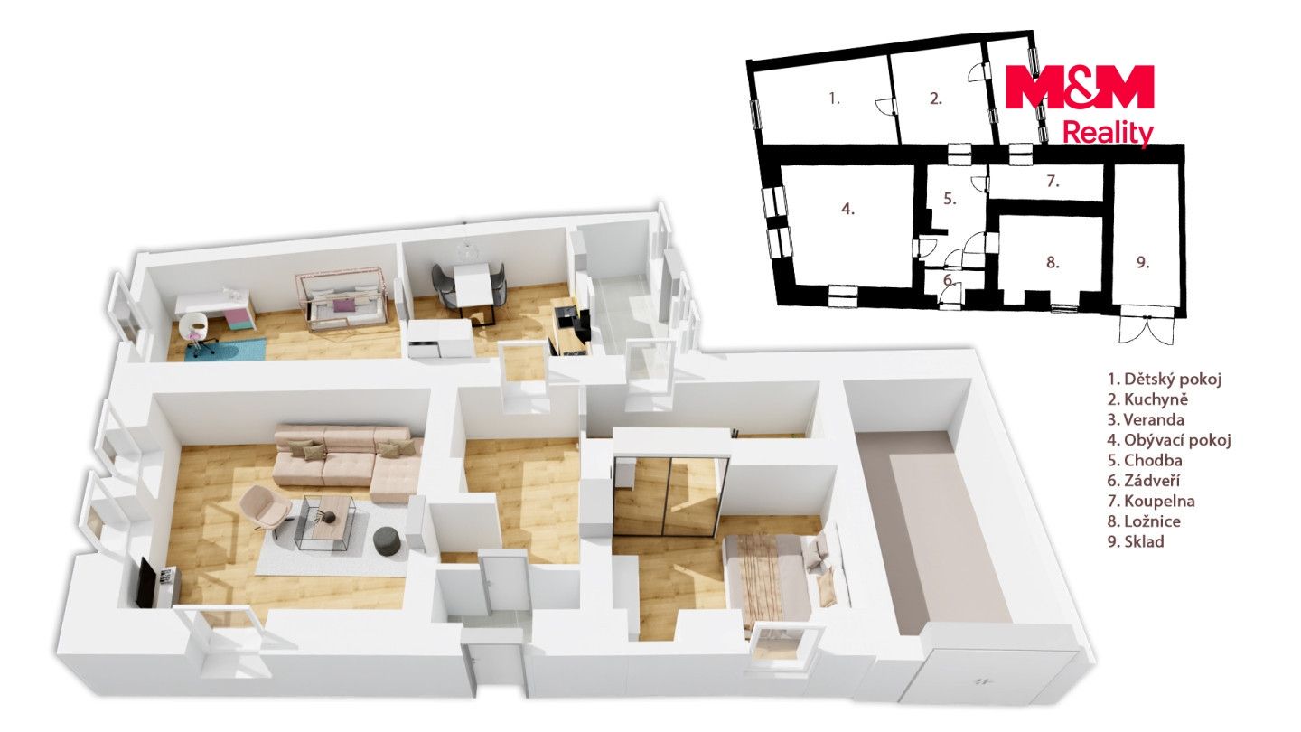 Prodej, Chalupa, 103 m², Týniště nad Orlicí, Týniště nad Orlicí – náhled fotky 18