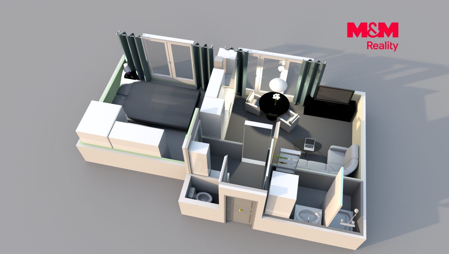 Prodej, Byt 2+kk, 43 m², Praha, Na Maninách, Praha – náhled fotky 32