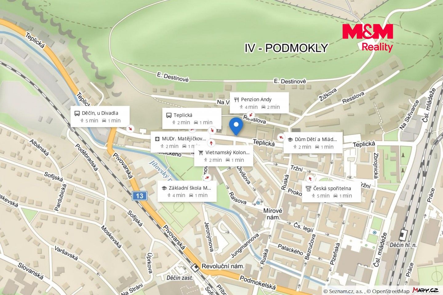 Pronájem, Byt 1+1, 33 m², Děčín, Teplická, Děčín – náhled fotky 8