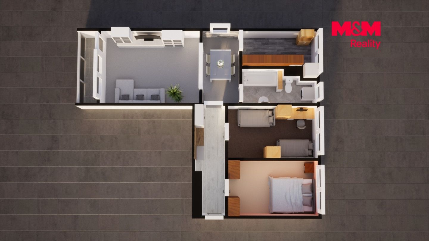Prodej, Byt 3+1, 62 m², Liberec, Na Bídě, Liberec – náhled fotky 8