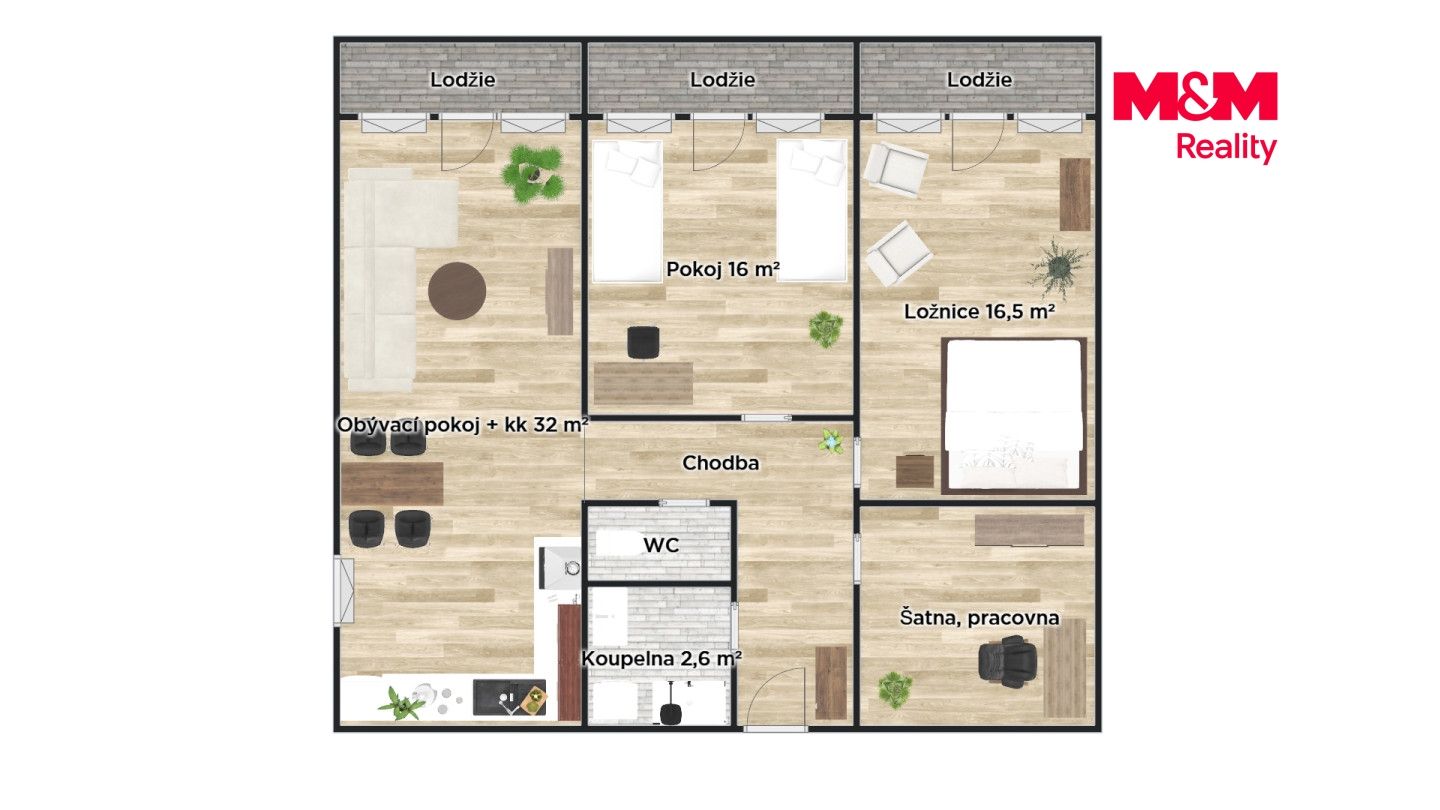 Pronájem, Byt 3+kk, 84 m², Čelákovice, náměstí 5. května, Čelákovice – náhled fotky 10