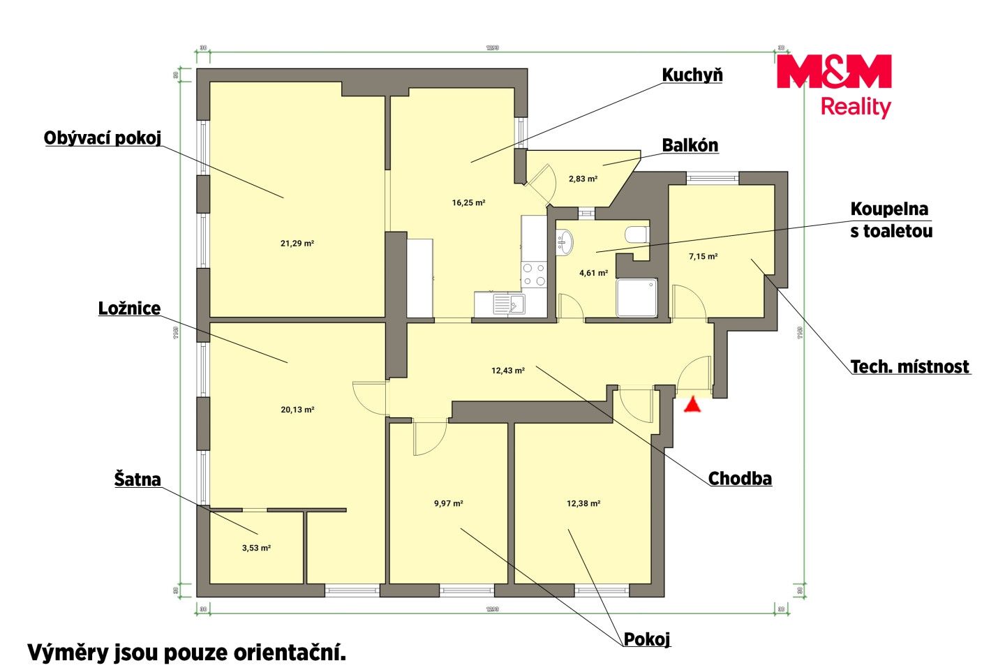 Prodej, Byt 4+1, 199 m², Cheb, Májová, Cheb – náhled fotky 15