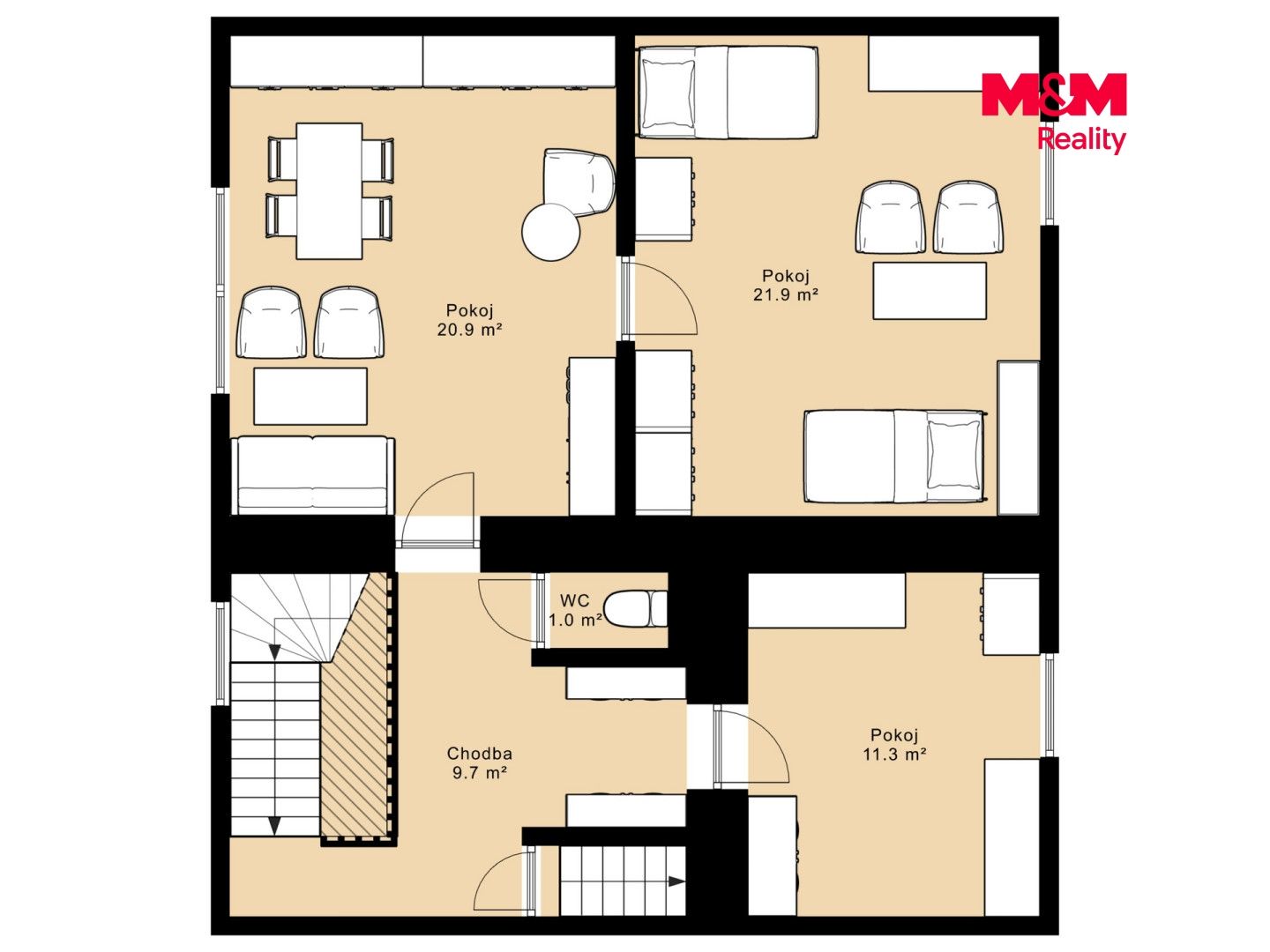 Prodej, Rodinný dům, 110 m², Bechyně, Bechyně – náhled fotky 20